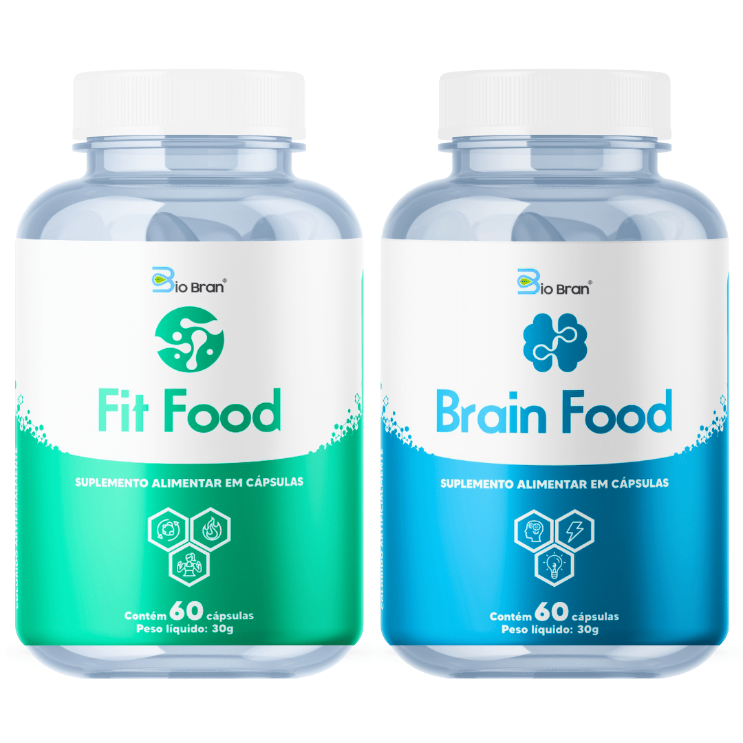 Combo 2 Potes - Termogênico + Estimulante Cerebral - Biobran®