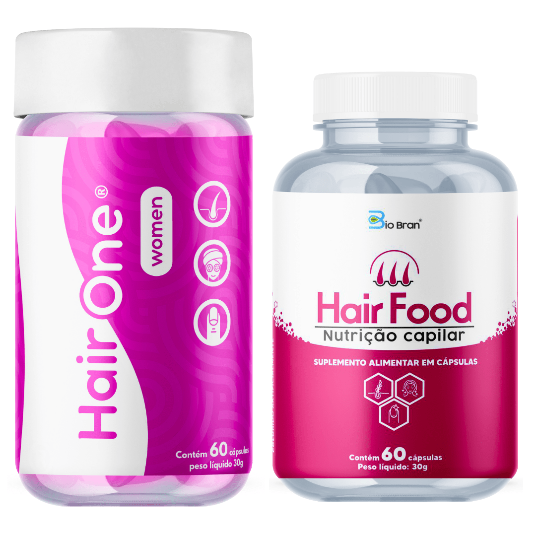 Hair One ® + Hair Food - Cabelos, Pele & Unhas - Biobran®