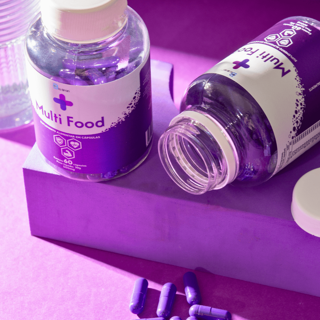 Multi Food - Multivitamínico e Mineral Completo de A - Z - Biobran®