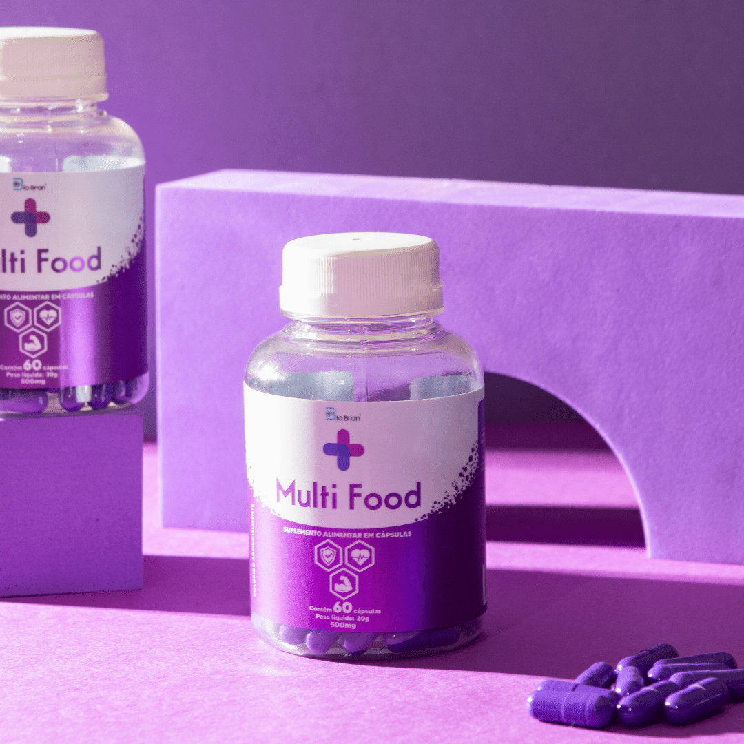 Multi Food - Multivitamínico e Mineral Completo de A - Z - Biobran®