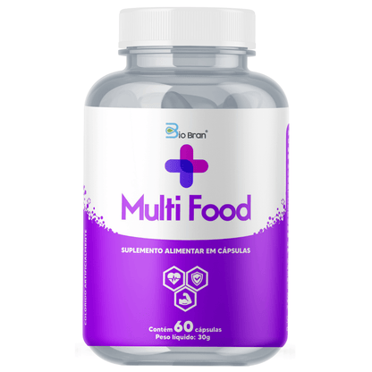 Multi Food - Multivitamínico e Mineral Completo de A - Z - Biobran®