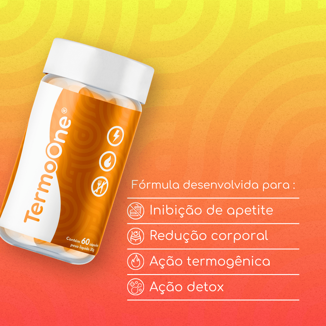 Termo One ® Emagrecedor e Redutor de Apetite - Biobran®