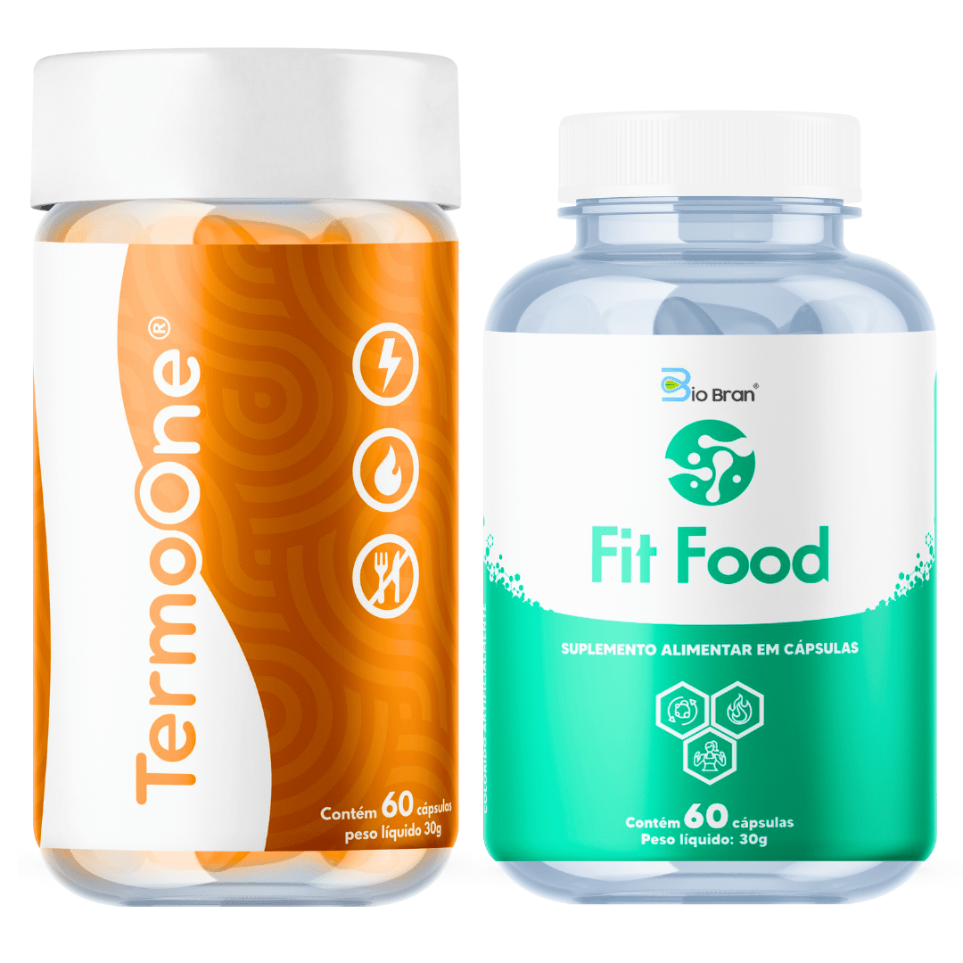 Termo One ® + Fit Food - Emagrecedores, Termogênicos e Inibidores de Apetite - Biobran®