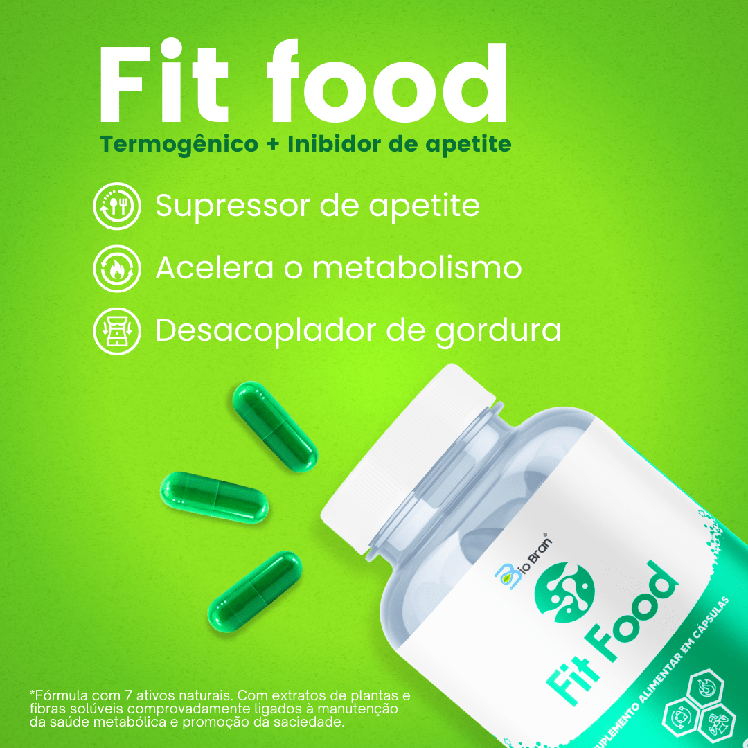 Termo One ® + Fit Food - Emagrecedores, Termogênicos e Inibidores de Apetite - Biobran®