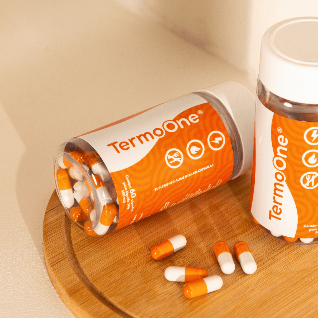 Termo One ® + Hair One ® - Emagrecedor + Cabelos, Pele & Unhas - Biobran®