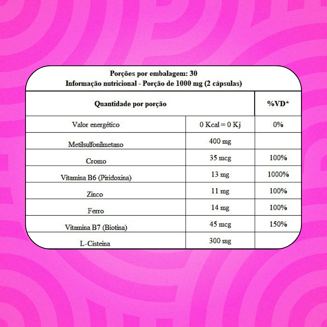 Termo One ® + Hair One ® - Emagrecedor + Cabelos, Pele & Unhas - Biobran®