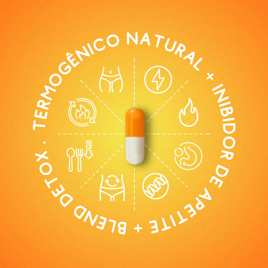 Termo One ® + Hair One ® - Emagrecedor + Cabelos, Pele & Unhas - Biobran®