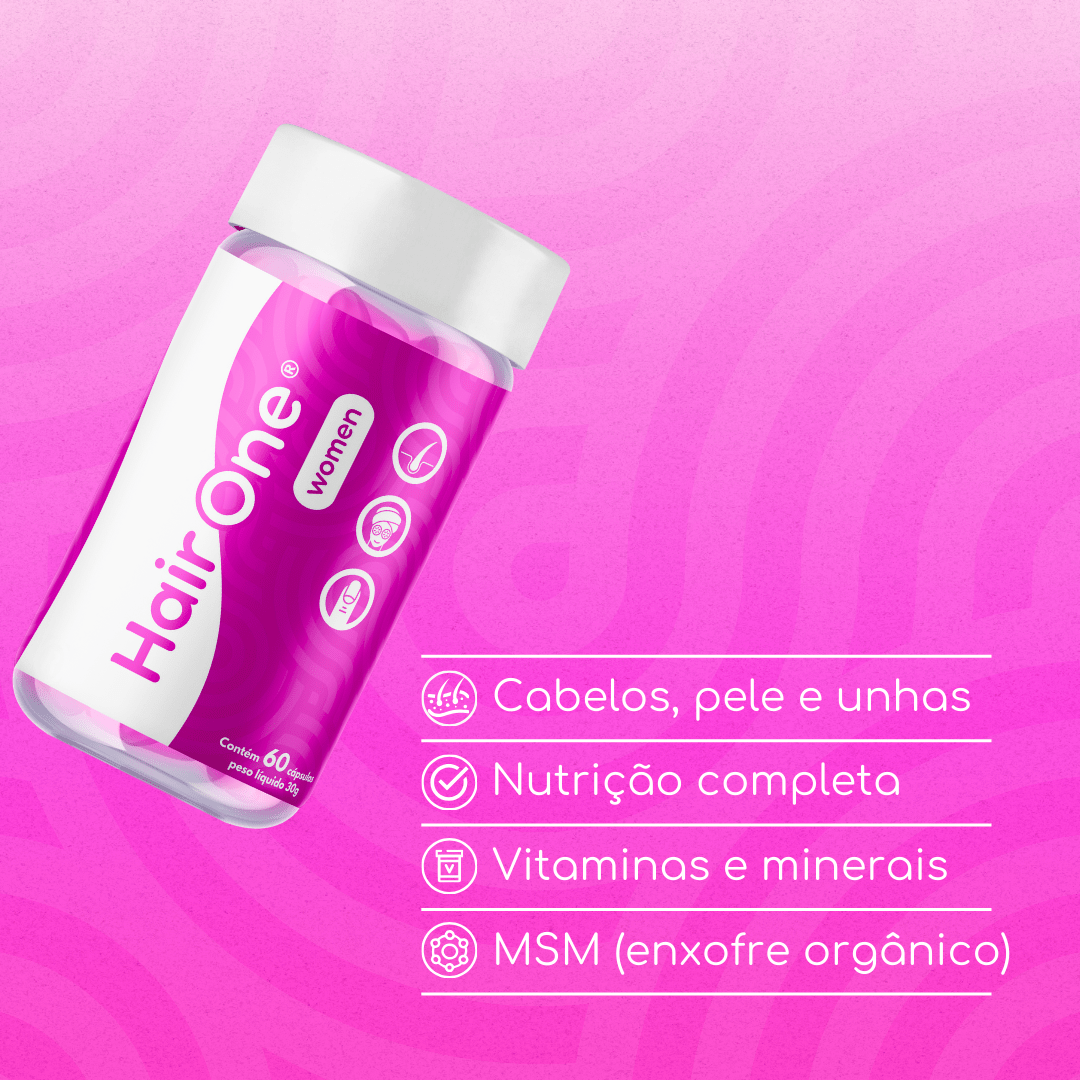 Termo One ® + Hair One ® - Emagrecedor + Cabelos, Pele & Unhas - Biobran®