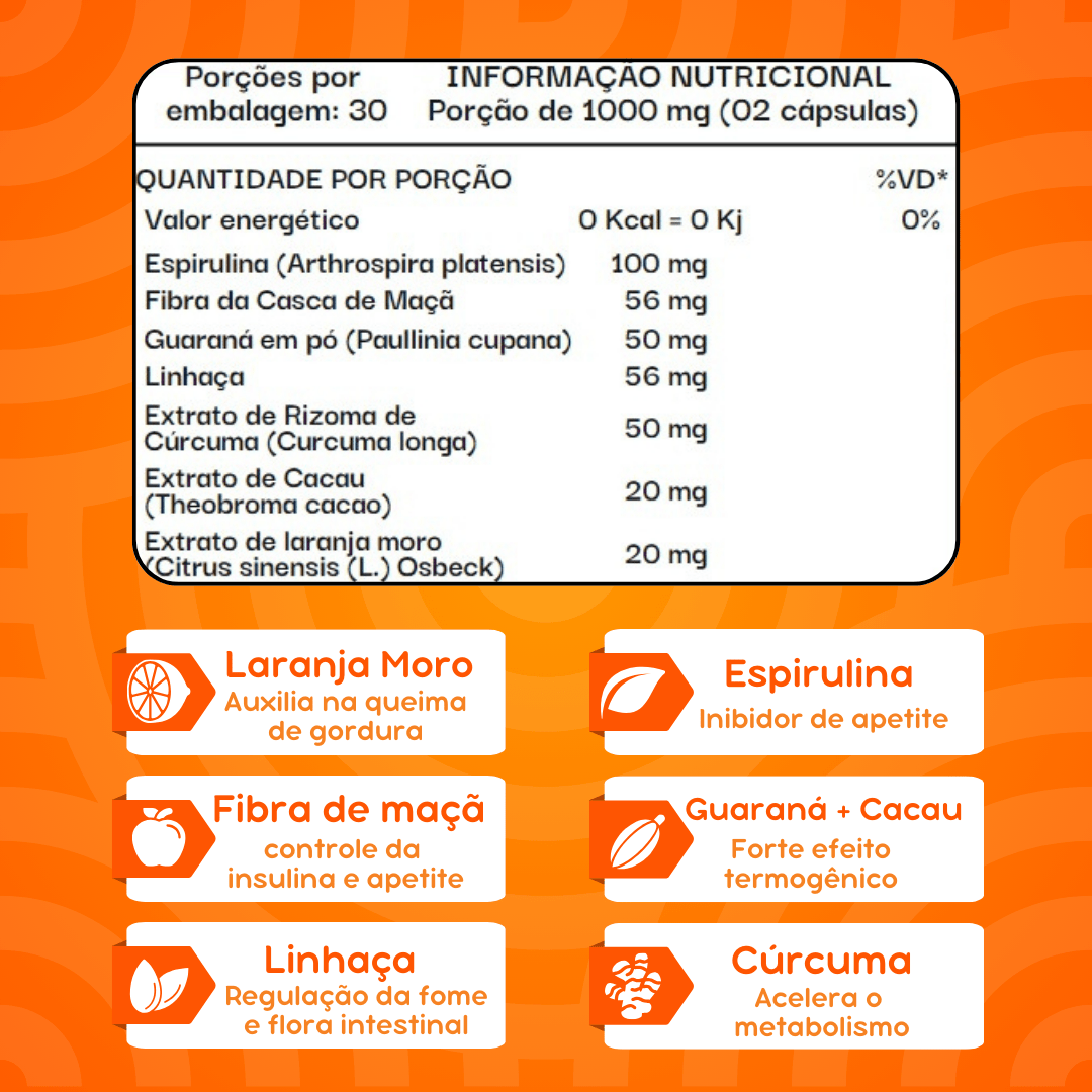Termo One ® + Termo Food - Emagrecedores, Termogênicos e Inibidores de Apetite - Biobran®