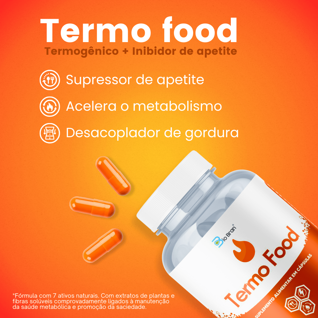 Termo One ® + Termo Food - Emagrecedores, Termogênicos e Inibidores de Apetite - Biobran®